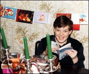 Me, circa 1983. Santa brings The Last Starfighter. Happiness ensues.
