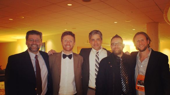 Happy Samhain memories. L-R Messrs D'Auria, Dries, Pinkerton, Lee, Kirk.